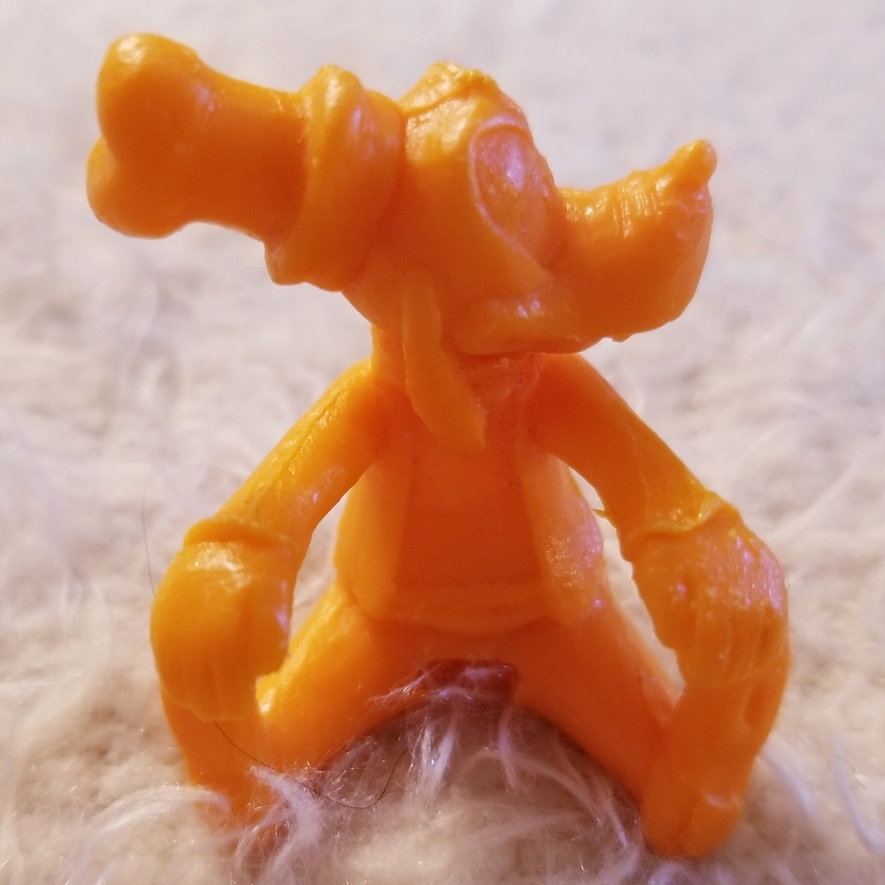 1960s Goofy Cereal Bowl Spoon Sitter Disney Nabisco Orange Vintage